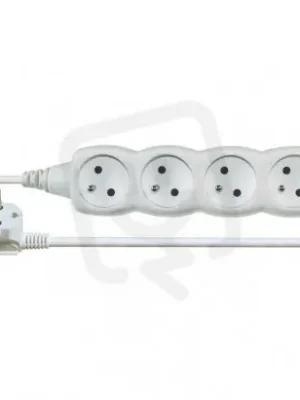Prodlužovací kabel 10 m 4 zásuvky bílý PVC 1mm2 EMOS P0410 Víkendová Akce
