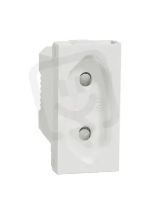 Zásuvka NOVÁ UNICA 230V/10A pro ploché vidlice, 1M, Bílá SCHNEIDER NU303118 Pouze Dnes
