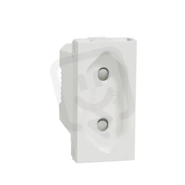 Zásuvka NOVÁ UNICA 230V/10A pro ploché vidlice, 1M, Bílá SCHNEIDER NU303118 Pouze Dnes