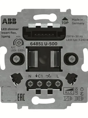 Přístroj stmívače LED flex (64851 U-500) ABB 2CKA006500A0013 Jen Po Omezenou Doba