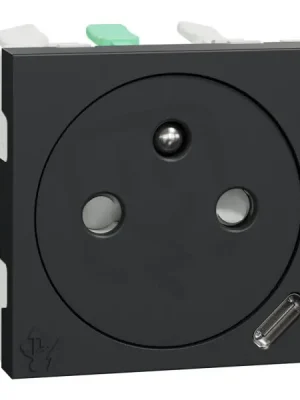 Zásuvka NOVÁ UNICA skrytá 250V/16A + USB C 10.5W, 2.1A, 2M, Antracit Bezpečná Platba