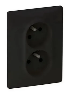 Oblíbený VALENA LIFE ČERNÁ ZÁSUVKA 2X2P+T CL. LEGRAND 756376