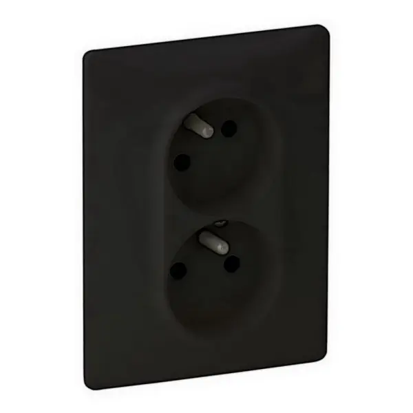 Oblíbený VALENA LIFE ČERNÁ ZÁSUVKA 2X2P+T CL. LEGRAND 756376