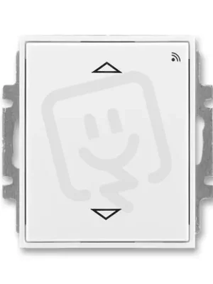 Časově Omezené Žaluziový spínač ABB ELEMENT/TIME s RF přijímač.868MHz bílá/bílá 3299E-A33108 03