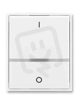 Kup Teď Kryt spínače ABB ELEMENT/TIME s průzorem pro řazení 2S bílá/bílá 3558E-A00655 03