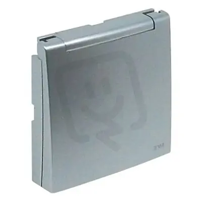 Kryt zásuvky Schuko sklopný, krytí IP44 90634 TAL hliník ELKO EP 5603011068387 Značkový