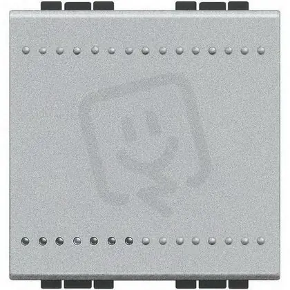 BTICINO LIVINGLIGHT SPÍNAČ Č.1 ŠROUBOVÉ SVORKY 2MODULOVÝ TECH NT4001M2N Nakupujte Hned