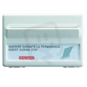 Nízká Cena Vypínač kartový, 3M 1pól. 10A, bílá GEWISS GW20820
