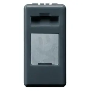 Výprodej Kryt pro RJ45 AMP, černá GEWISS GW21270