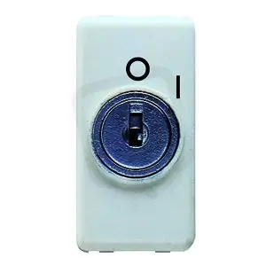 Kup Teď Modul tlačítka SYSTEM 1M 2pól. NO 10A, s klíčem, bílá GEWISS GW20530