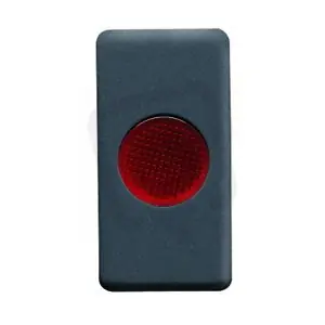 Signální světlo červené, černá GEWISS GW21603 Must-Have
