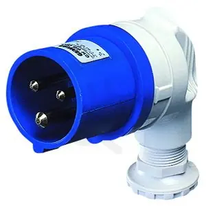 Kup Teď Vidlice 2pól. 16A E 16A 230V 6H, IP44 modrá GEWISS GW60085