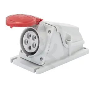 Speciální Cena Zásuvka nástěnná, 90° 3pól.+N+T 32A 400V 6H IP44 GEWISS GW62493
