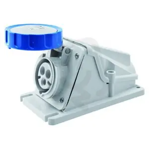 Značkový Zásuvka nástěnná, 90° 2pól.+E 16A 230V 6H IP67 GEWISS GW62499