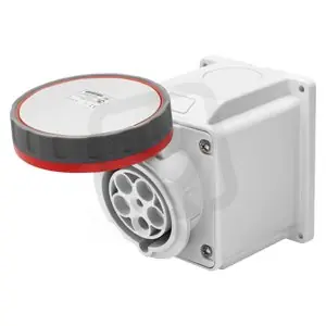Zásuvka 10° nástěnná, 3pól.+N+T 63A 500V 7H IP67 GEWISS GW63455 Omezená Nabídka