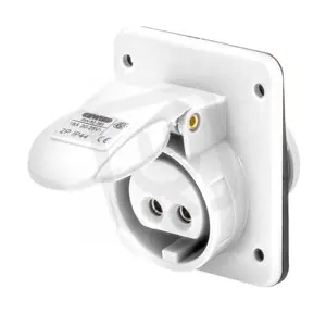 Nová Kolekce Zásuvka vestavná, 10° 3pól. 16A 42V 12H IP44 GEWISS GW62268