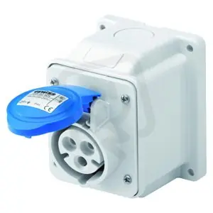 Zásuvka nástěnná, 10° 2pól.+E 16A 230V 6H IP44 GEWISS GW62404 Akce