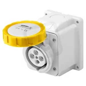 Výhodná Nabídka Zásuvka nástěnná, 10° 2pól.+E 16A 100-130V 4H, IP 67 GEWISS GW62423