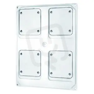 Cenový Hit Přírubový panel 4 IEC 309 16-32A IP44/67, 85x75mm, bílá GEWISS GW68748W