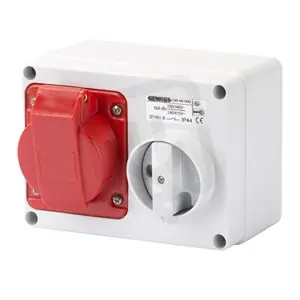 Zásuvka s vypínačem se dnem 16A 3pól.+N+E 400V 6H SBF GEWISS GW66009 Nízká Cena