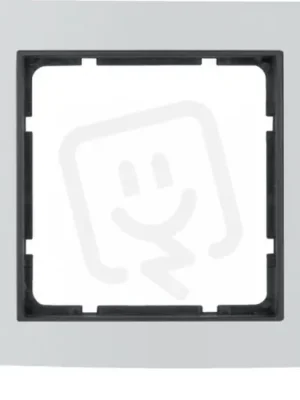 Rámeček, 1-násobný, B.3, Alu elox/antracit mat BERKER 10113004 Koupit Online
