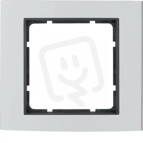 Rámeček, 1-násobný, B.3, Alu elox/antracit mat BERKER 10113004 Koupit Online