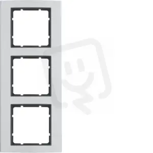 Rámeček, 3-násobný, B.3, Alu elox/antracit mat BERKER 10133004 Rychlé Dodání