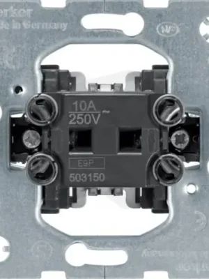 Kolébkové tlačítko řaz. 1/0, 10 A, 250V, modul přístroje BERKER 503150 Cenově Výhodný