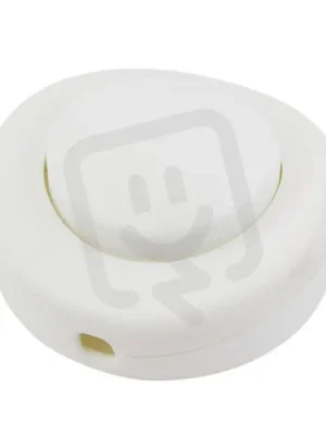 Zlevněný Nožní vypínač (max.0,75 mm2) 2 (1)A/250V, 50x22,7 bílý SCAME 195.565B