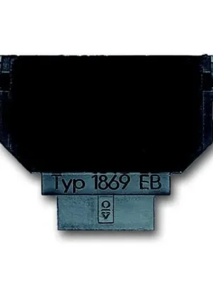 ABB REFLEX Maska nosná zaslepovací (bez otvorů) černá 1869 EB 2CKA001764A0208 Víkendová Akce