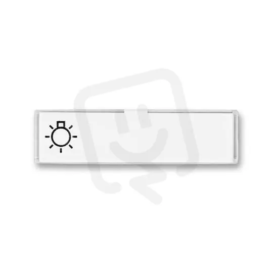 ABB ELEMENT/TIME Pole popisové se symbolem světla 3558E-A10/2 Pouze Dnes