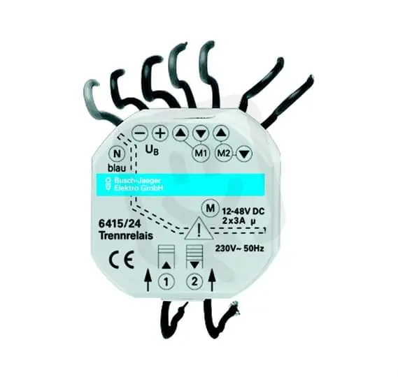 Nová Kolekce ABB 6410-0-0363 Relé rozdělovací Busch-Jalousiecontrol (typ 6415/24)