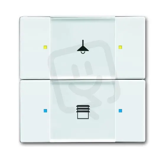 ABB KNX Prvek ovládací 2-/4násobný studio bílá 6126/02-84-500 2CKA006116A0209 Oblíbený