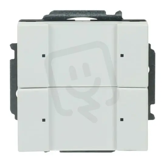 ABB KNX Prvek ovládací 2nás. se sběrnicovou spojkou mechová bílá 6126/01-884-500 Nakupujte Hned