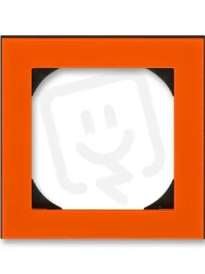 Jednorámeček ABB LEVIT s otvorem 55x55 oranžová/kouř. černá 3901H-A05510 66 Nejlepší Cena