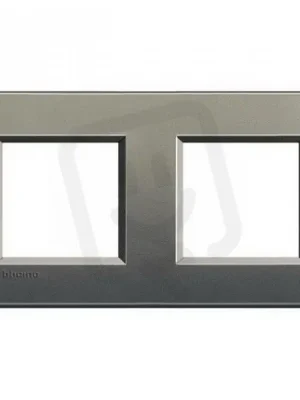 Levný BTICINO LIVINGLIGHT RÁMEČEK HRANATÝ 2+2MODULOVÝ ŠEDÁ LNA4802M2AE