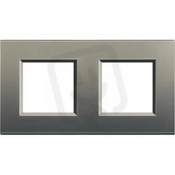 Levný BTICINO LIVINGLIGHT RÁMEČEK HRANATÝ 2+2MODULOVÝ ŠEDÁ LNA4802M2AE