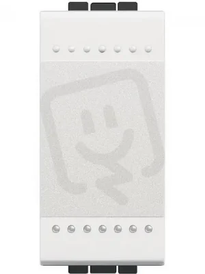 BTICINO LIVINGLIGHT SPÍNAČ Č.1 ŠROUBOVÉ SVORKY 1MODULOVÝ BÍLÝ N4001N-EU Zlevněný