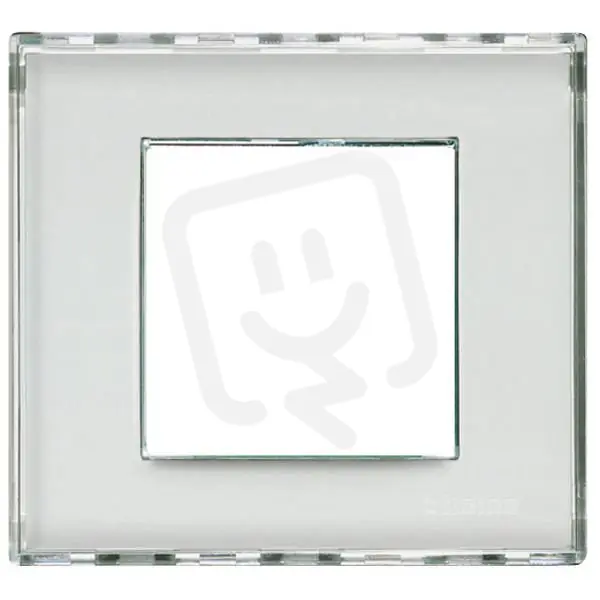 BTICINO LIVINGLIGHT RÁMEČEK 2MODULOVÝ TRANSPARENTNÍ LND4802KR Levný