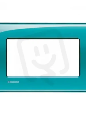 BTICINO LIVINGLIGHT RÁMEČEK HRANATÝ 4MODULOVÝ TYRKYS ZELENÝ LNA4804VD Vrácení Zdarma