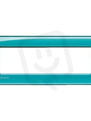 Časově Omezené BTICINO LIVINGLIGHT RÁMEČEK HRANATÝ 7MODULOVÝ TYRKYS ZELENÝ LNA4807VD