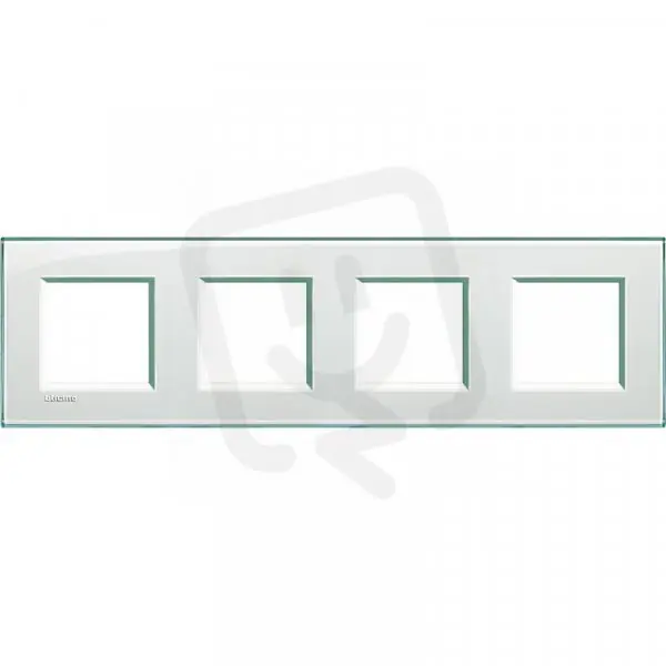 BTICINO LIVINGLIGHT RÁMEČEK HRANATÝ 2+2+2+2MODULOVÝ MATNÁ BÍLÁ LNA4802M4KA Finální Výprodej