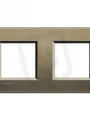 Výhodná Nabídka BTICINO LIVINGLIGHT RÁMEČEK HRANATÝ 2+2MODULOVÝ BÉŽOVÝ LNA4802M2SQ