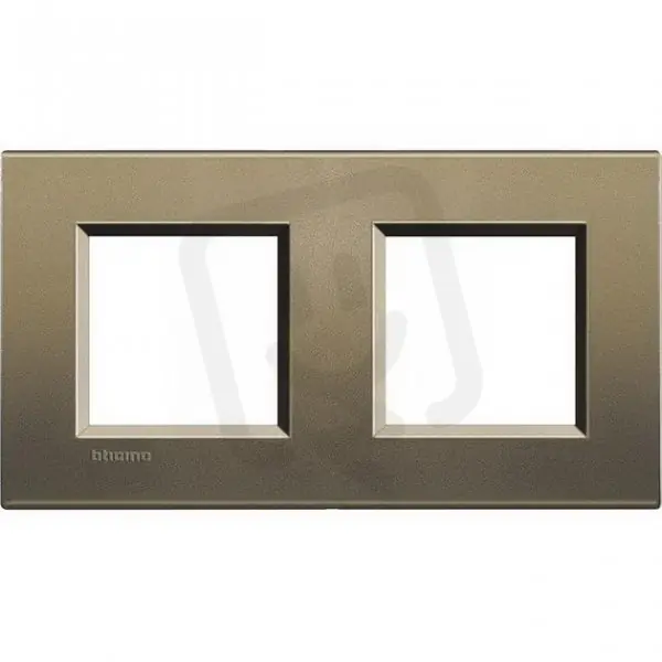 Výhodná Nabídka BTICINO LIVINGLIGHT RÁMEČEK HRANATÝ 2+2MODULOVÝ BÉŽOVÝ LNA4802M2SQ