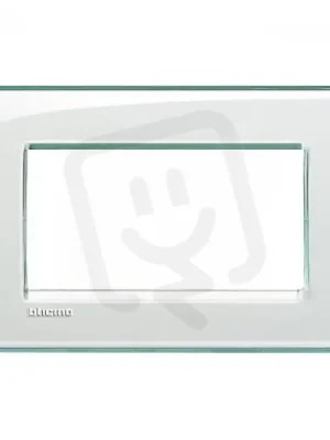 Oblíbený BTICINO LIVINGLIGHT RÁMEČEK HRANATÝ 4MODULOVÝ MATNÁ BÍLÁ LNA4804KA