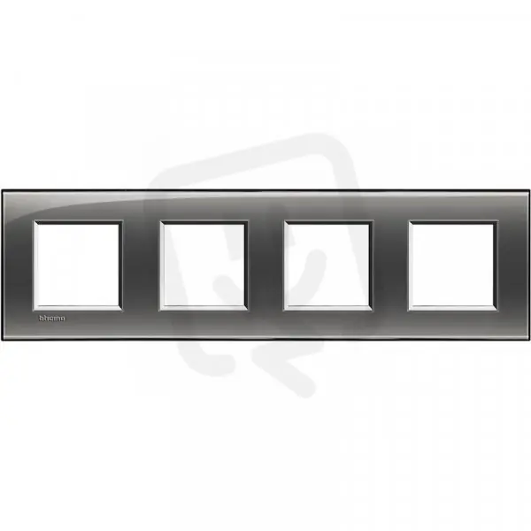 BTICINO LIVINGLIGHT RÁMEČEK HRANATÝ 2+2+2+2MODULOVÝ KOUŘOVÝ LNA4802M4KF Akční Cena