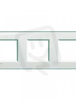 Dokud Zásoby Vydrží BTICINO LIVINGLIGHT RÁMEČEK HRANATÝ 2+2+2MODULOVÝ MATNÁ BÍLÁ LNA4802M3KA