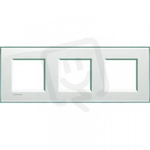 Dokud Zásoby Vydrží BTICINO LIVINGLIGHT RÁMEČEK HRANATÝ 2+2+2MODULOVÝ MATNÁ BÍLÁ LNA4802M3KA