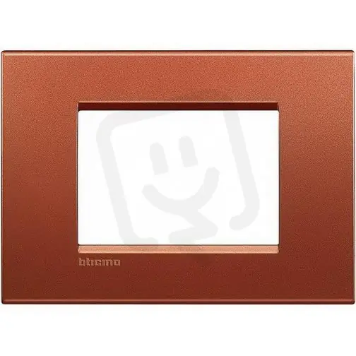 BTICINO LIVINGLIGHT RÁMEČEK HRANATÝ 3MODULOVÝ CIHLOVÝ LNA4803RK Vysoce Kvalitní