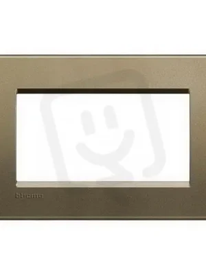 Výprodej BTICINO LIVINGLIGHT RÁMEČEK HRANATÝ 4MODULOVÝ BÉŽOVÝ LNA4804SQ